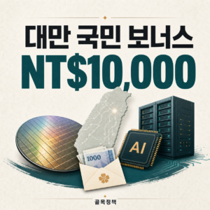 대만 전 국민 44만원 현금 지급, 왜 지금 나왔나 (AI 반도체 호황과 초과세수 총정리)