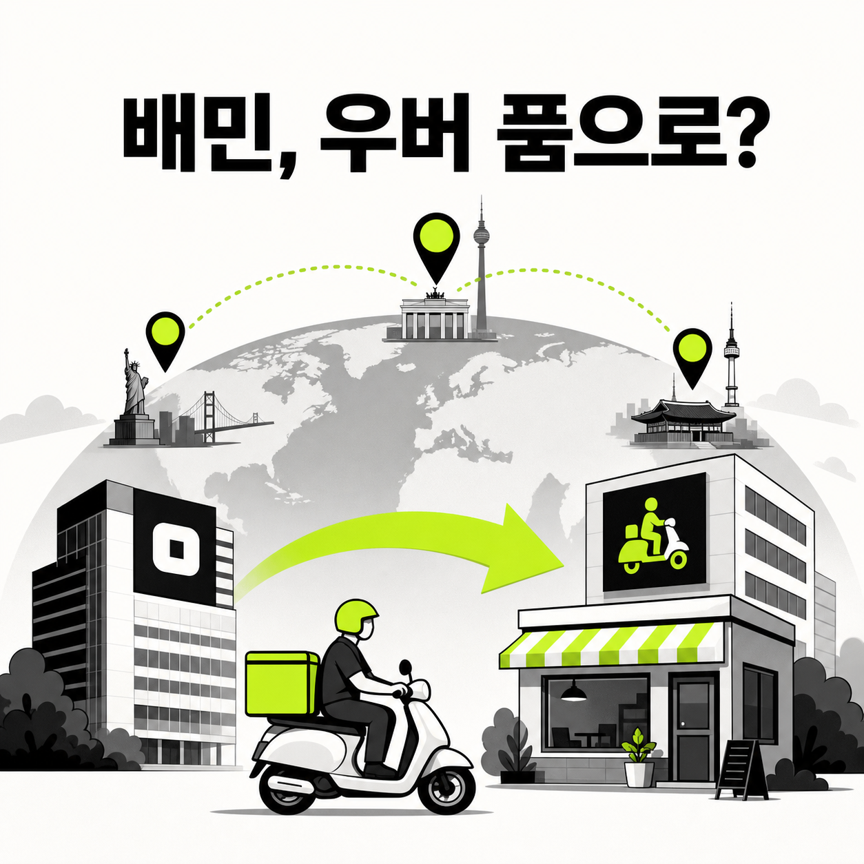 배민이 미국 회사가 된다? 우버-딜리버리히어로 22조 인수 총정리